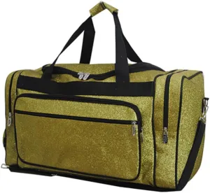 NGIL Canvas 23" inch Duffle Bag (Glitter-Gold)