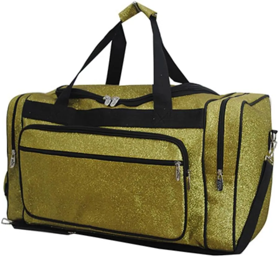 NGIL Canvas 23" inch Duffle Bag (Glitter-Gold)