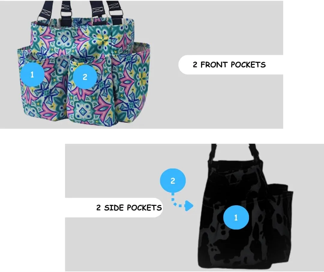NGIL Small Utility Tote Small Carry on Travel Tote Bags for Women, Women Mini Work Tote Caddy Bag