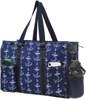 NGIL Zip-Top Tote Bag with Exterior Pockets for Working Women, Teachers, Nurses, and Moms, Design in USA