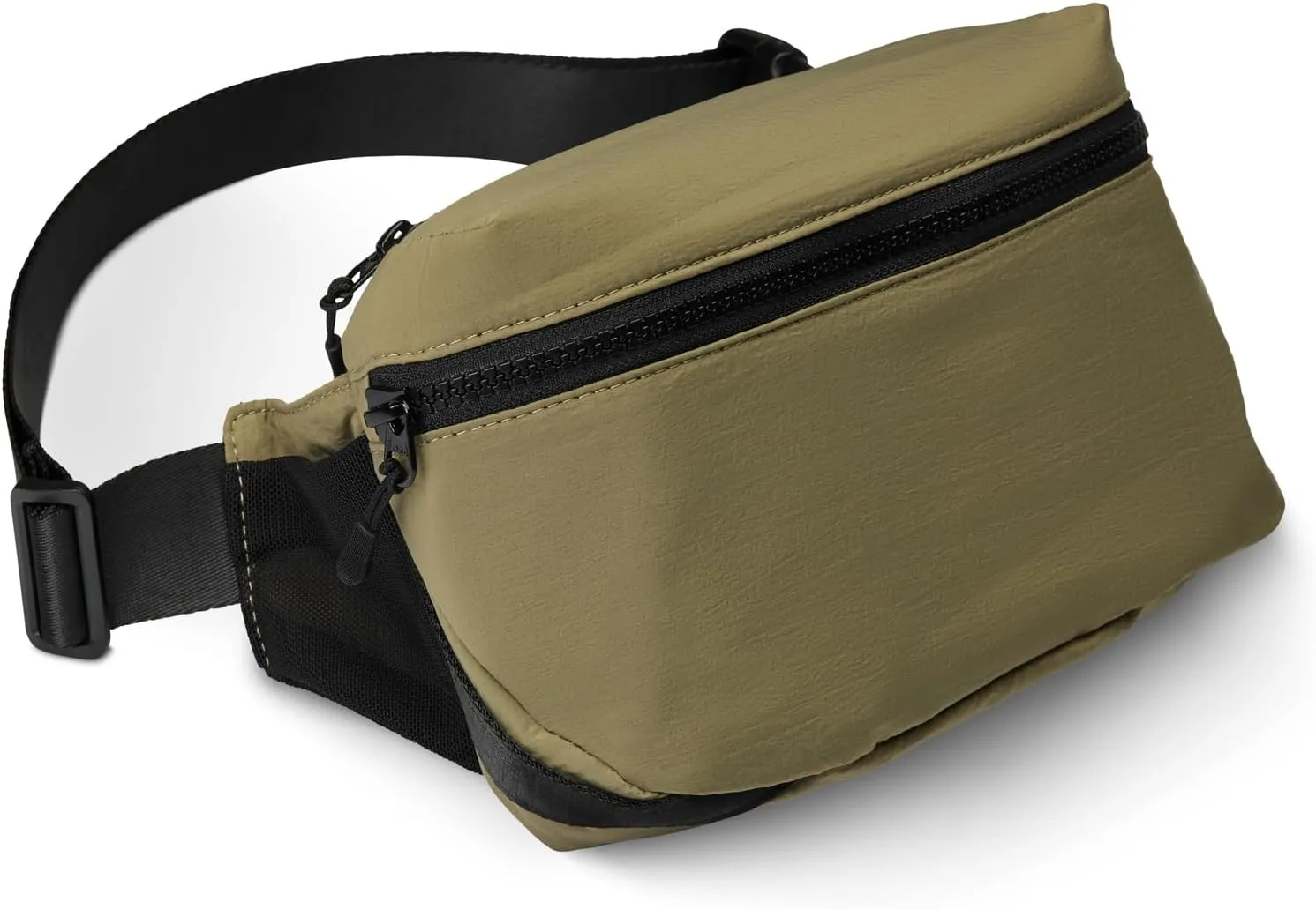 Nomadix Fanny Pack Granite Grey – Lightweight, Water-Resistant Crossbody Bag for Hiking, Festivals, and Travel – Eco-Friendly Recycled Nylon with Key Clip, Dual Pockets, and Secure Storage