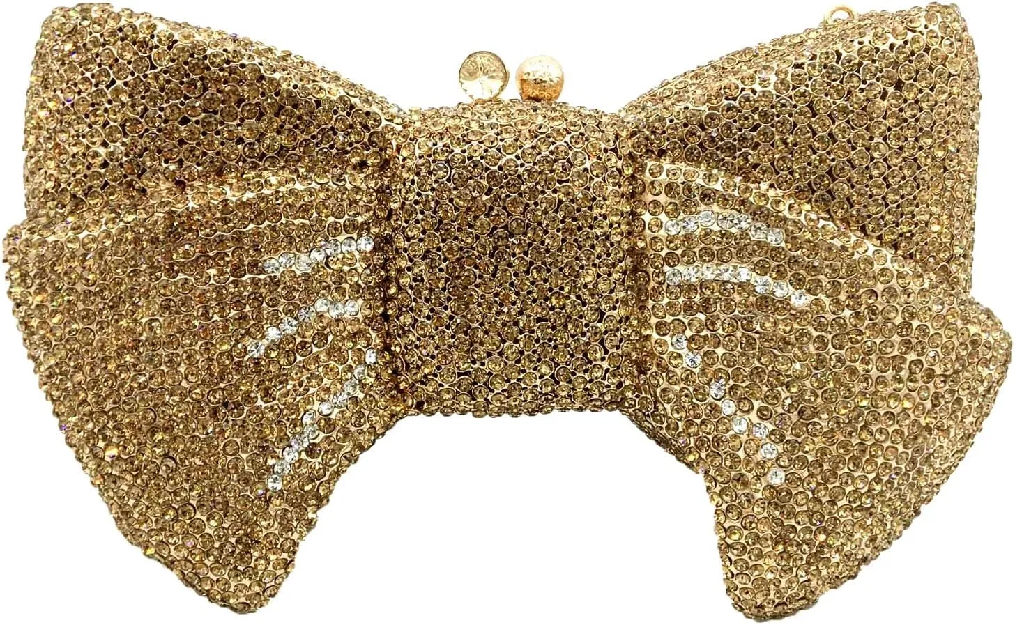 Novelty Bow Crystal Clutch Bag Women Designer Evening Handbags Bridal Party Rhinestone Clutch Purse Prom Bag,Small