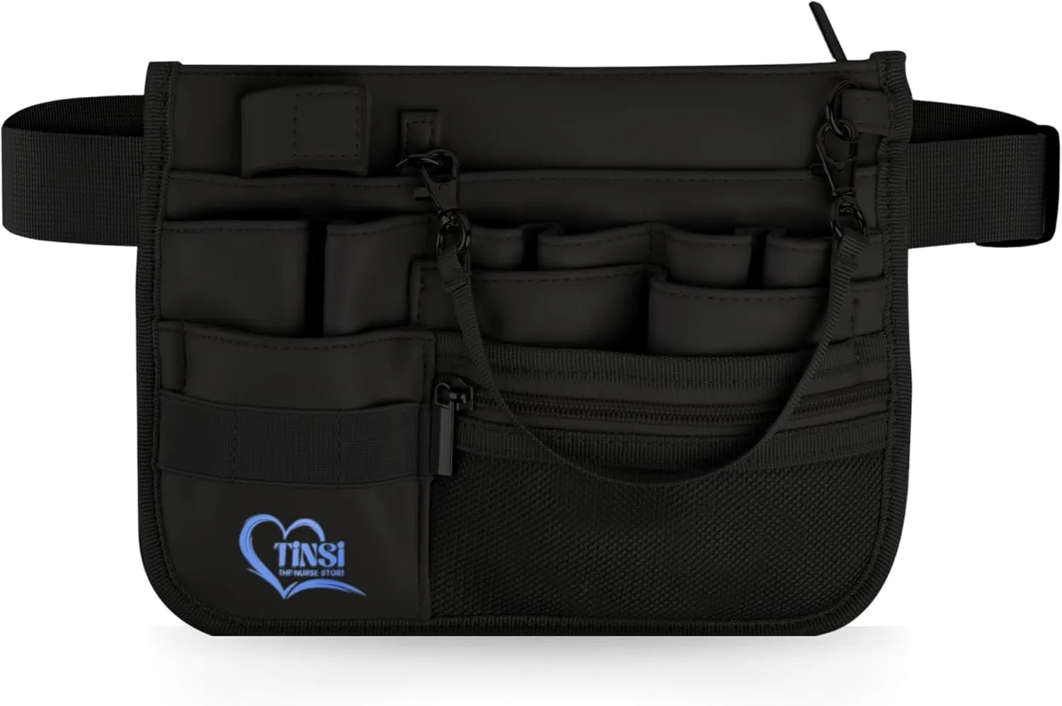 Nurse fanny pack - PU Leather - Secure & adjustable nurse utility belt - nursing fanny pack for nurses fanny packs for women - medical fanny pack for nurses for work multiple pockets for essentials