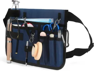 Nurse Fanny Pack with Stethoscope Holder - Nursing Fanny Pack for Nurses, Nurse Pocket Organizer, Medical Bags for Nurses, Utility Belt for Work, Teacher Tool Belt (Blue)