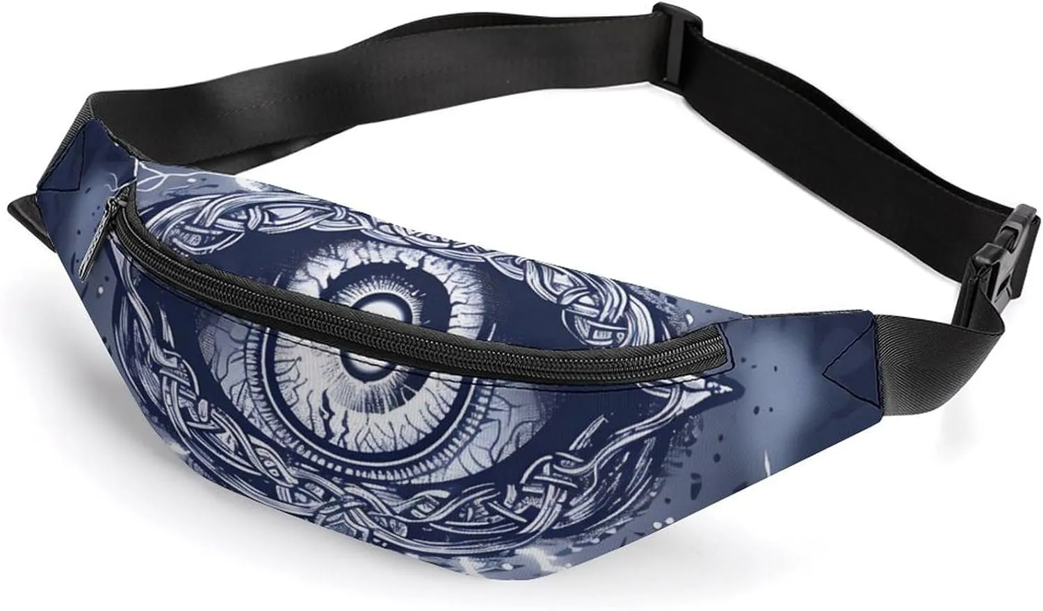 Odin's Eye Crossbody Fanny Pack Waist Packs Adjustable Shoulder Bags Sling Bag for Hiking Running Cycling