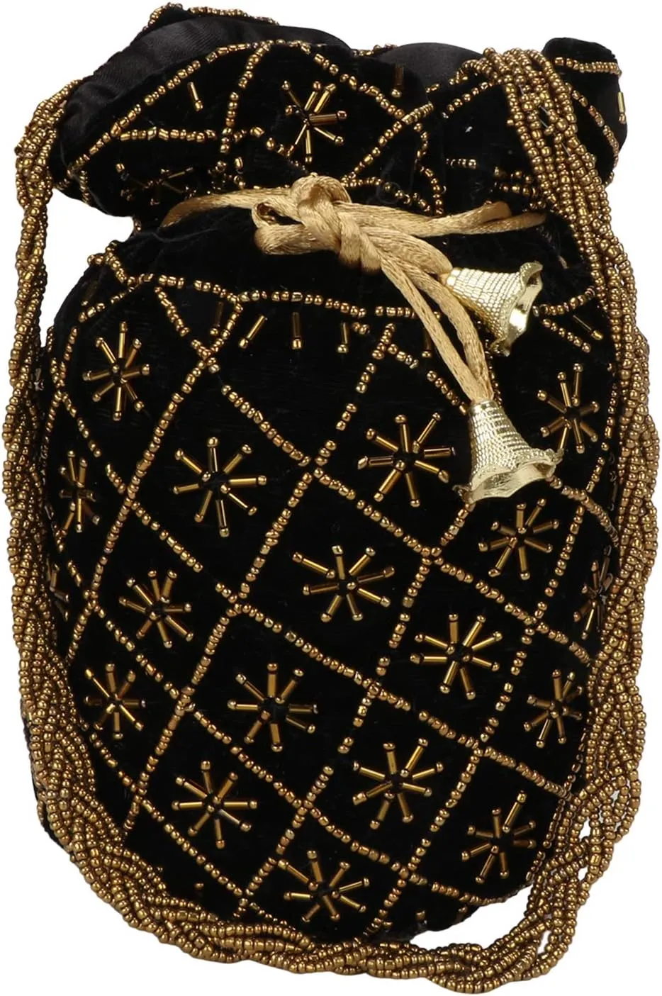 oIndian Potli Bag for Wedding, Designer Bridal Clutch/Jewelry Pouch/Worship Potli Bag for Girls & Women