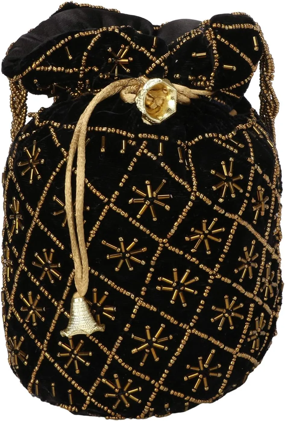 oIndian Potli Bag for Wedding, Designer Bridal Clutch/Jewelry Pouch/Worship Potli Bag for Girls & Women