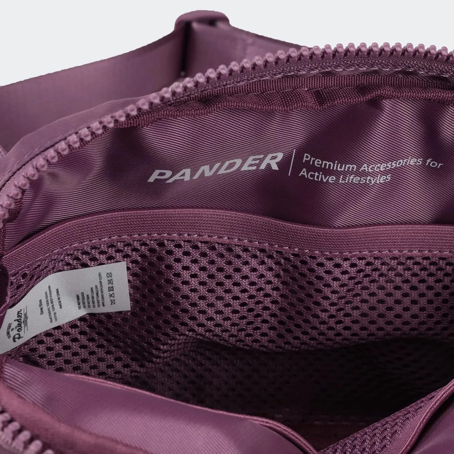 Pander Belt Bag Large 2L, Waterproof Everywhere Fanny Pack Purse for Women and Men with Adjustable Strap.