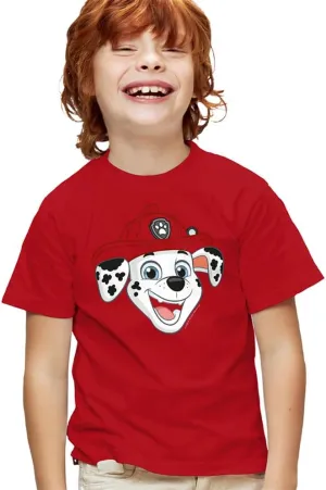 Paw Patrol Faces Kids T-Shirt for Youth Toddler Boys and Girls