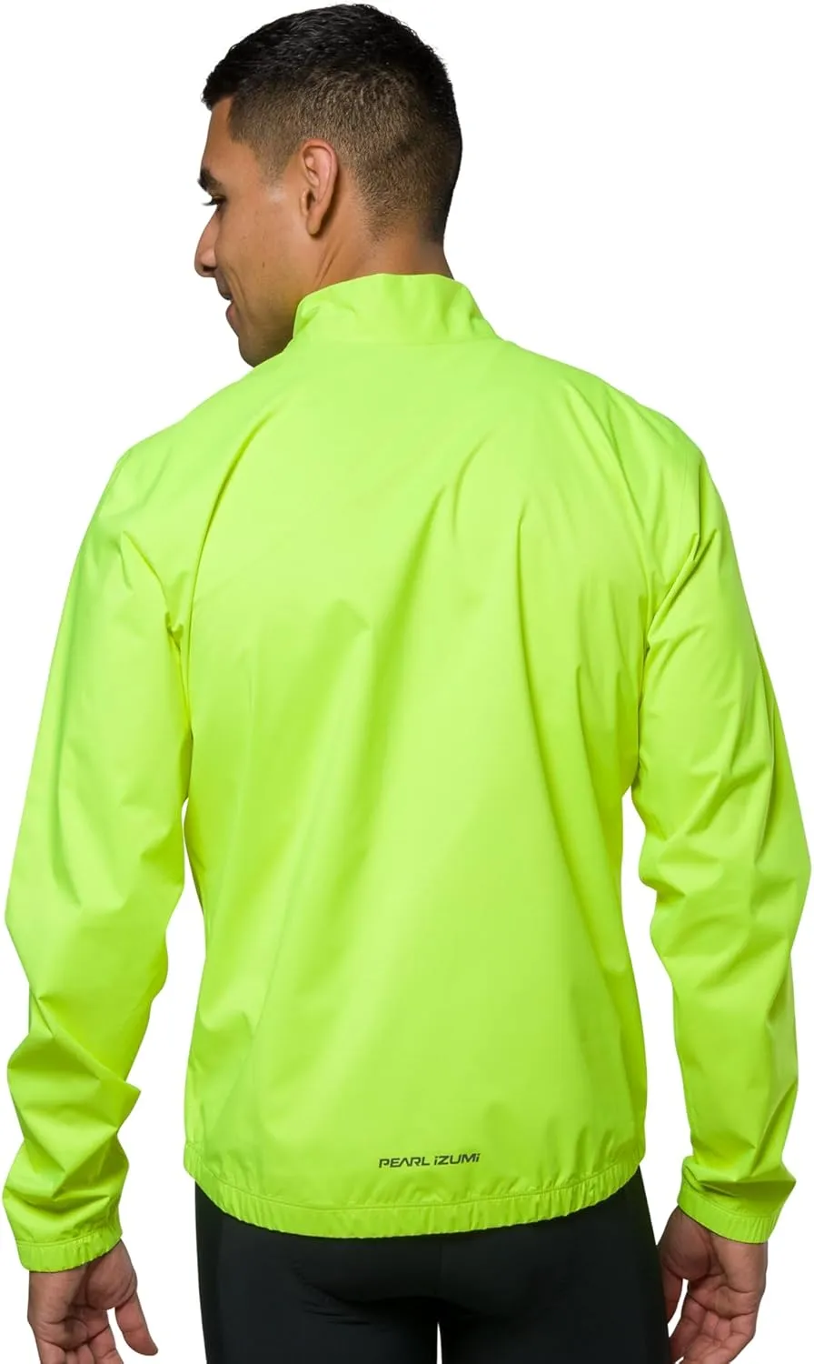 PEARL IZUMI Men's Quest WxB Rain Jacket, Full-Length Zipper, 2.5-layer Waterproof Fabric, Adjustable Waist & Relaxed Fit