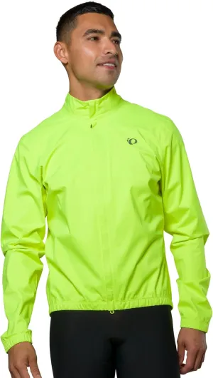 PEARL IZUMI Men's Quest WxB Rain Jacket, Full-Length Zipper, 2.5-layer Waterproof Fabric, Adjustable Waist & Relaxed Fit