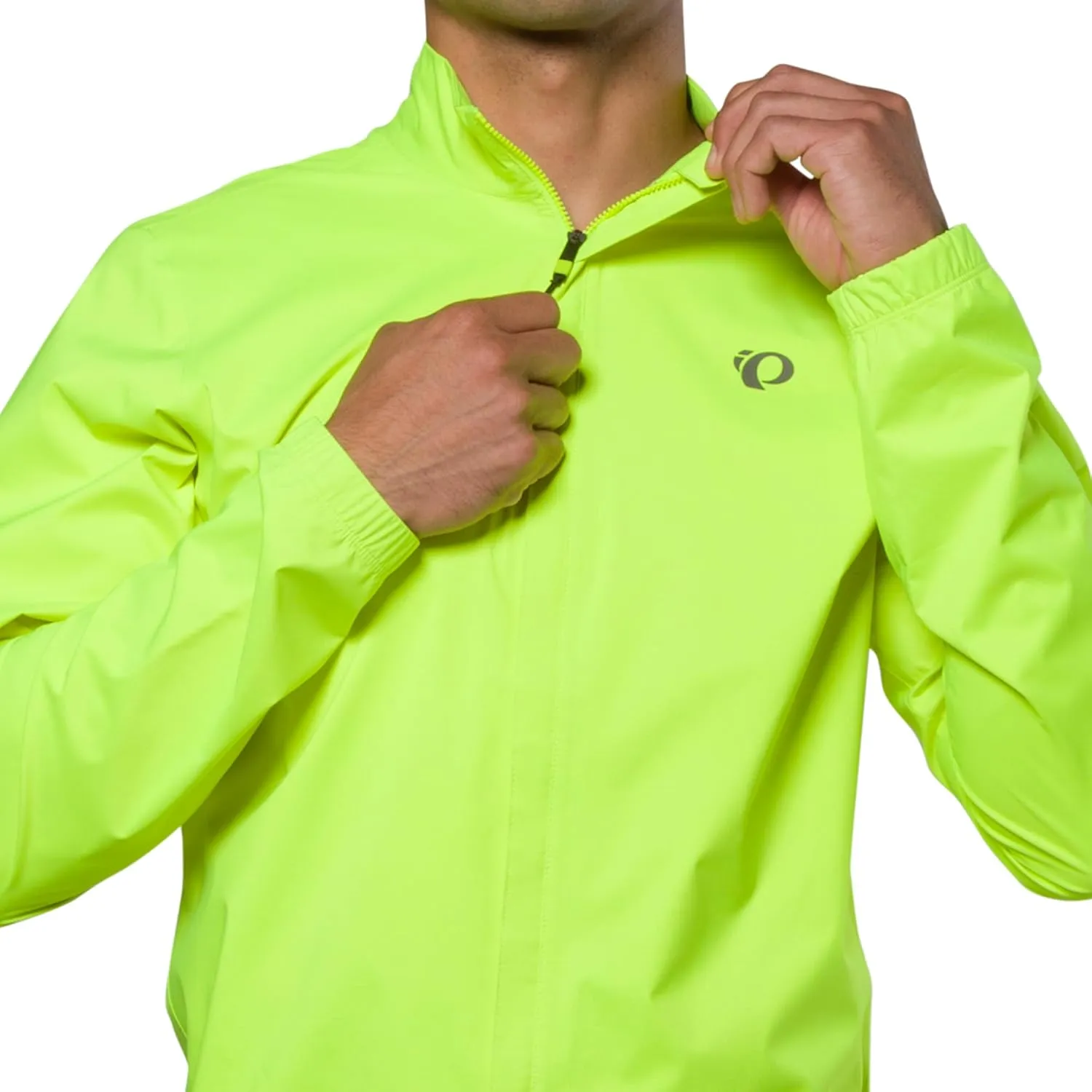 PEARL IZUMI Men's Quest WxB Rain Jacket, Full-Length Zipper, 2.5-layer Waterproof Fabric, Adjustable Waist & Relaxed Fit