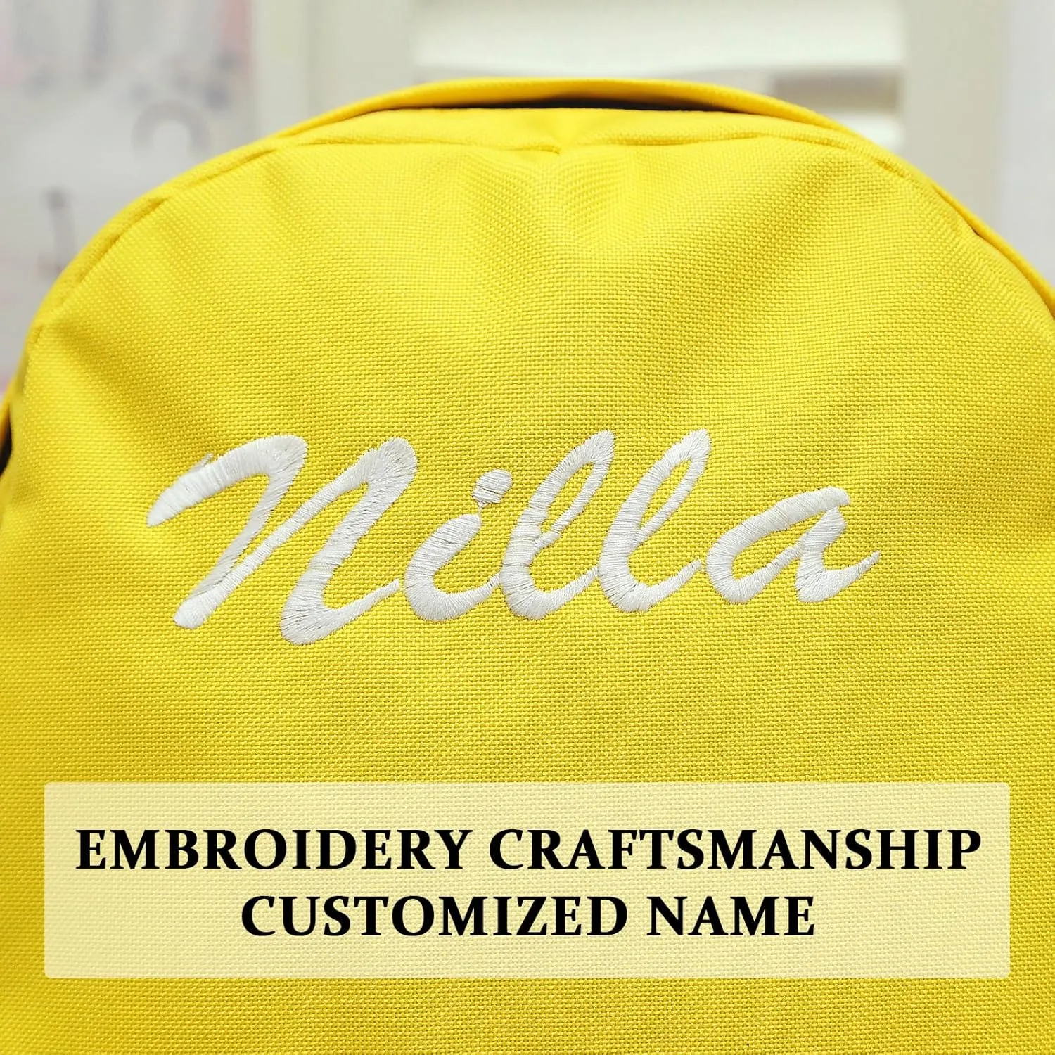 Personalised Backpack for School with Name Embroidery, Custom Kids School Bag, Childrens Rucksack for Girls & Boys, Customized Bookbag for Teenage Primary Secondary ((Dark Red, Large))