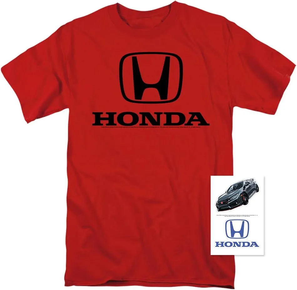 Popfunk Honda Auto Logo Red T-Shirt