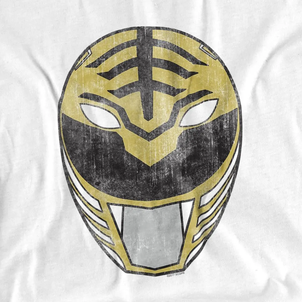 Popfunk Power Rangers White Ranger Mask T-Shirt