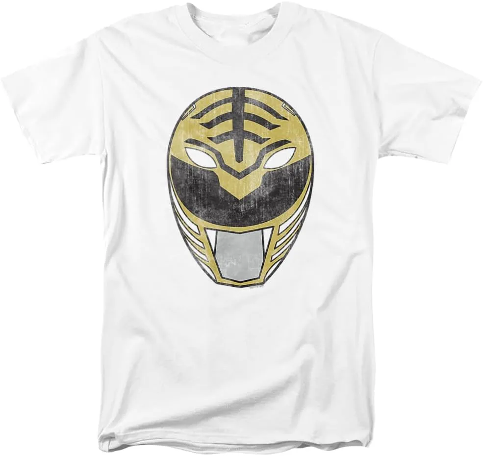 Popfunk Power Rangers White Ranger Mask T-Shirt