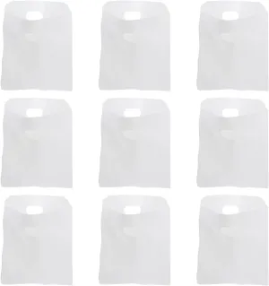 PRETYZOOM 50Pcs Food Service Bags Versatile Take out Bags for Restaurants present Packaging Shopping Portable Design for Cakes Light Meals
