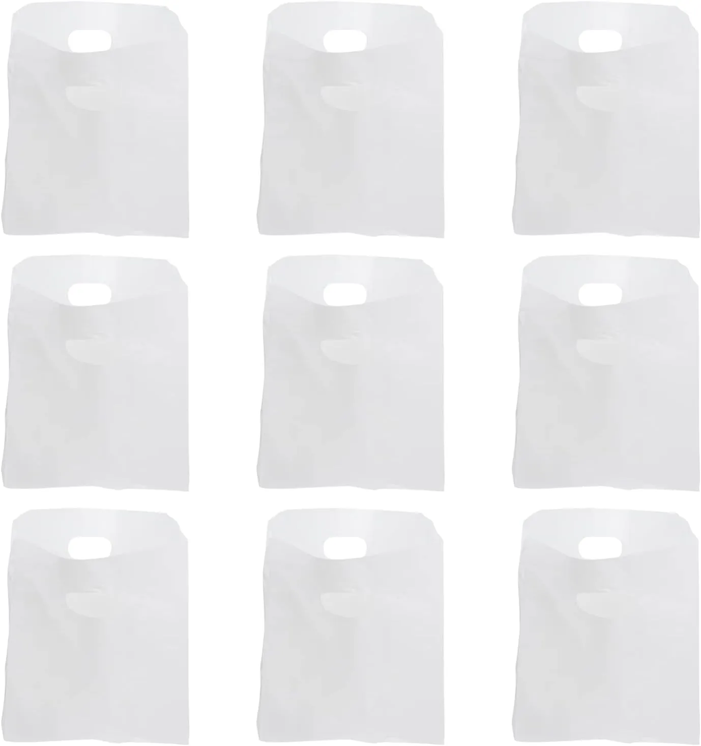 PRETYZOOM 50Pcs Food Service Bags Versatile Take out Bags for Restaurants present Packaging Shopping Portable Design for Cakes Light Meals