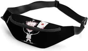 Proud of Playing Poker Cards Crossbody Fanny Pack Waist Packs Adjustable Shoulder Bags Sling Bag for Hiking Running Cycling
