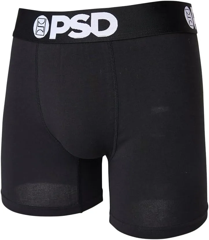 PSD Underwear Men's Stretch Elastic Wide Band Boxer Brief Underwear Bottom | Breathable, 7 inch Inseam |