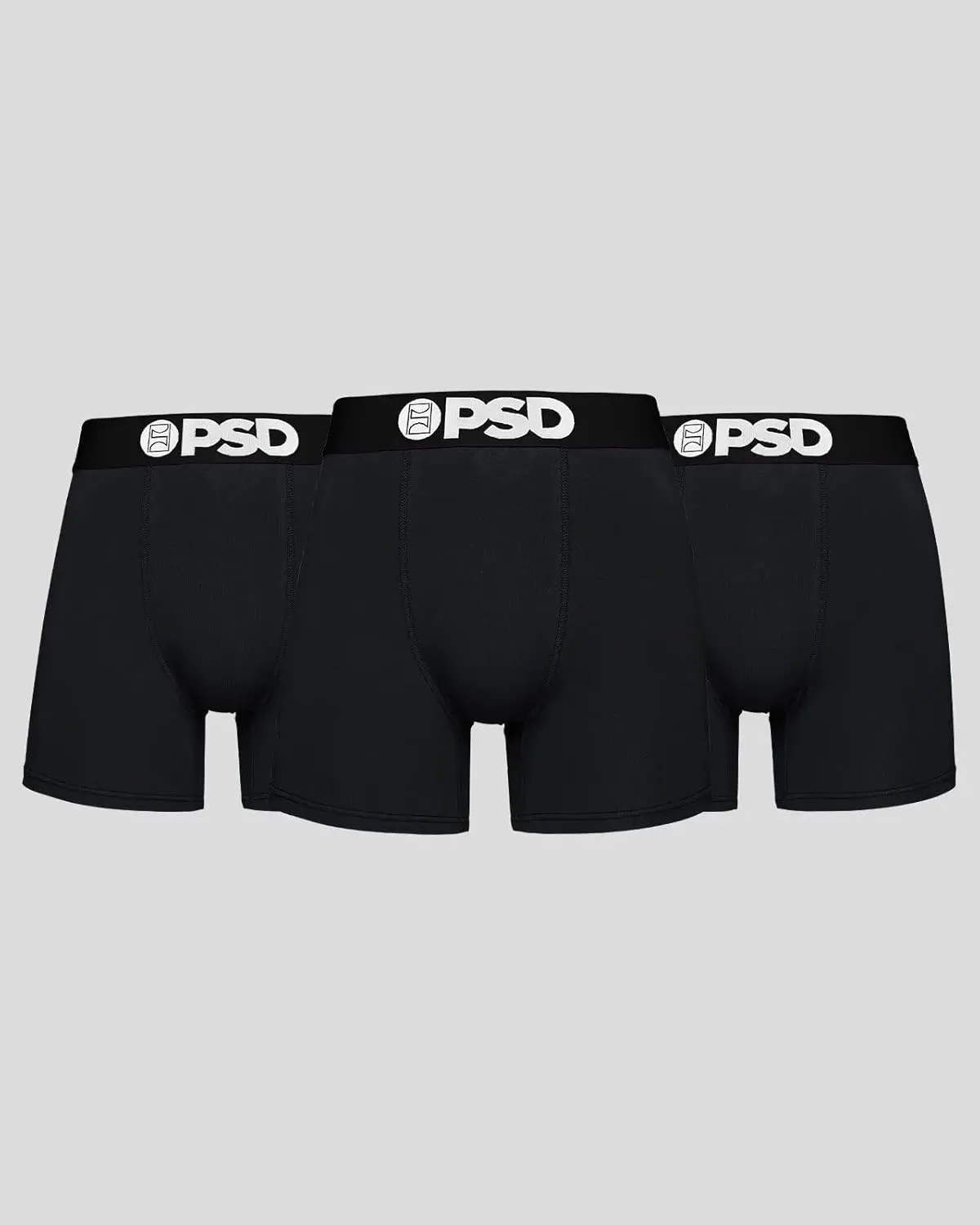 PSD Underwear Men's Stretch Elastic Wide Band Boxer Brief Underwear Bottom | Breathable, 7 inch Inseam |