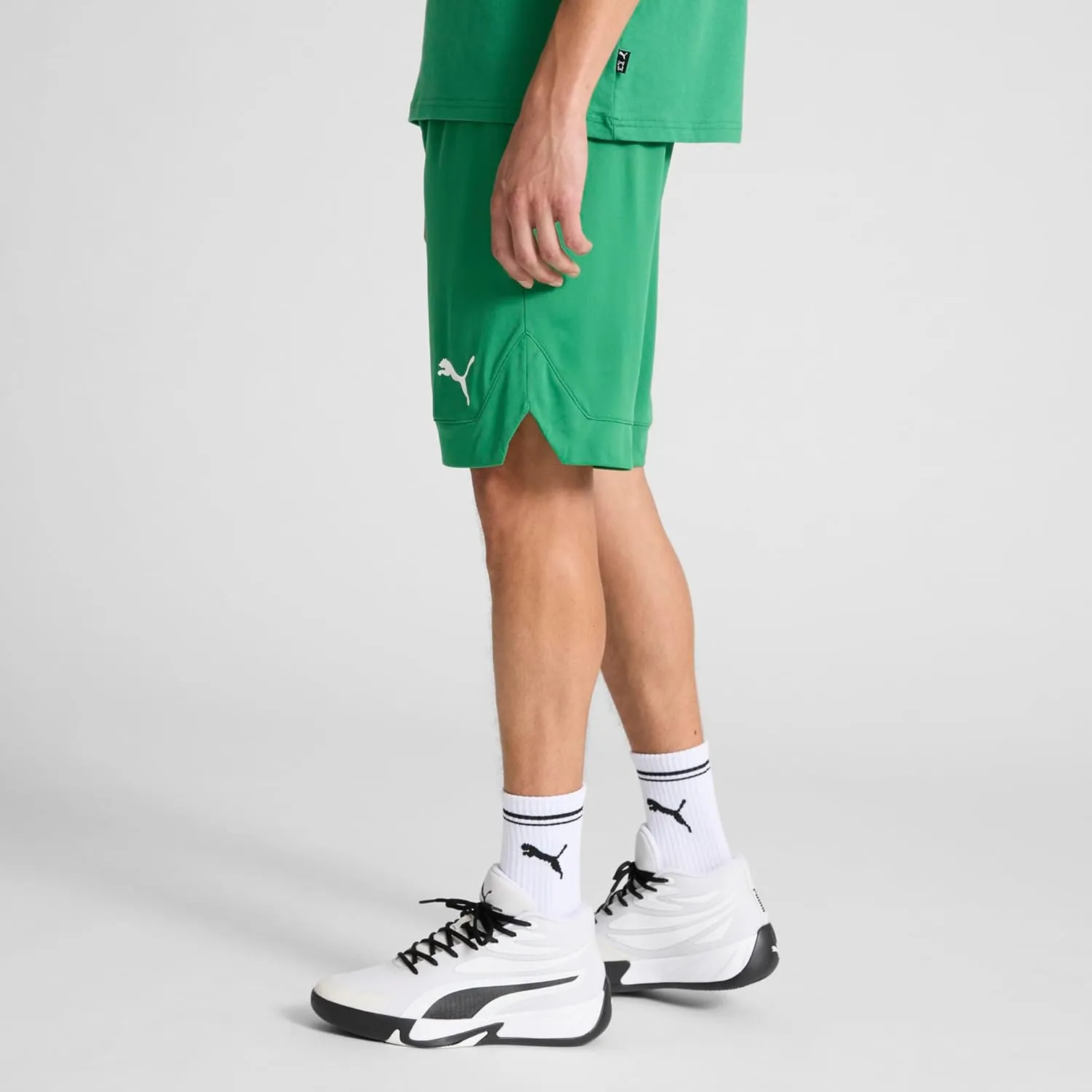 PUMA Men's Rtg Shiny Fabric 10" Shorts (Available in Big & Tall)