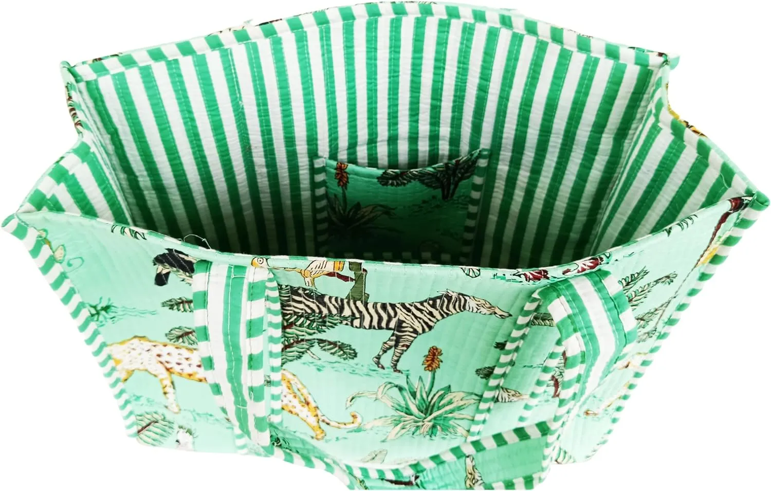 Rastogi Handicrafts Quilted Cotton Women Beautiful Printed Grocery Shopping Bag, Shoulder Bag, Tote Bag, Travel Bags