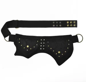 Renaissance Accessories - Ren Faire Fanny Pack, Festival Thigh Bag for Women, Lace Waist Utility Hip Belt