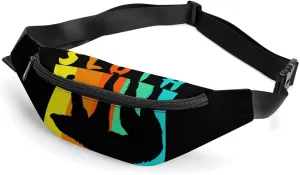 Retro Sloth Crossbody Fanny Pack Waist Packs Adjustable Shoulder Bags Sling Bag for Hiking Running Cycling