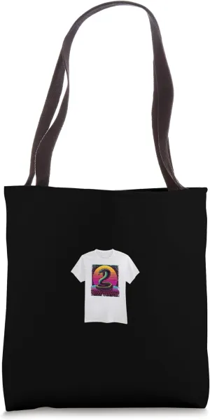 Retro Snake Futuristic Wavelength for Python Owners Tote Bag