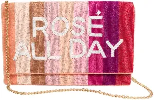 ROSE ALL DAY Clutch Purse for Wedding Day Beaded Clutch Purse for Bachelorette Party Bridal Shower Gifts & Engagement Gifts for Bride To Be and for Women