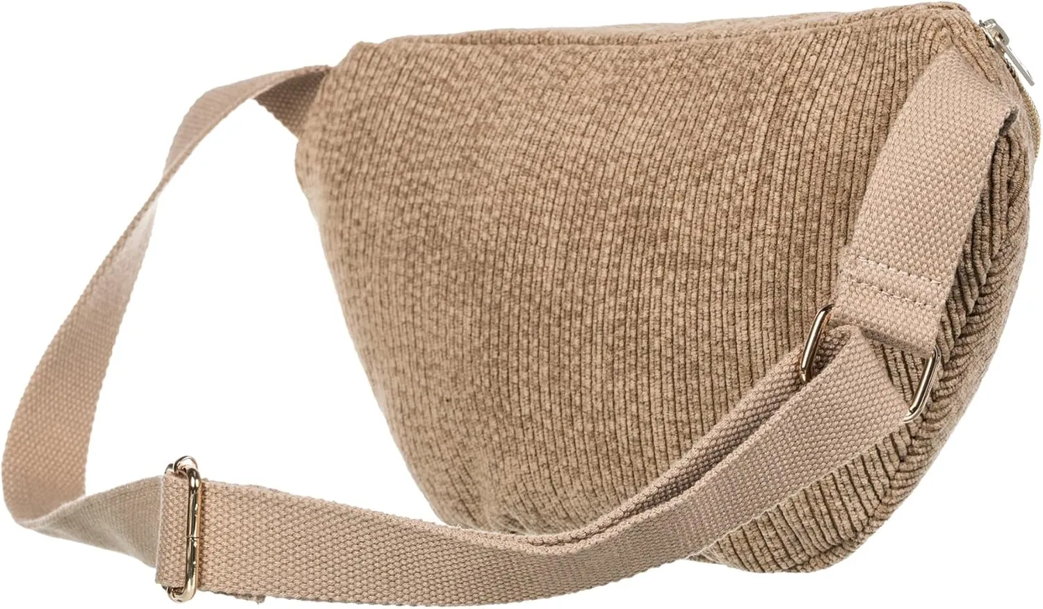 Roxy Women's Feeling Good Stylish Soft Corduroy Multipurpose Fanny Pack Waistpack Crossbody Bag