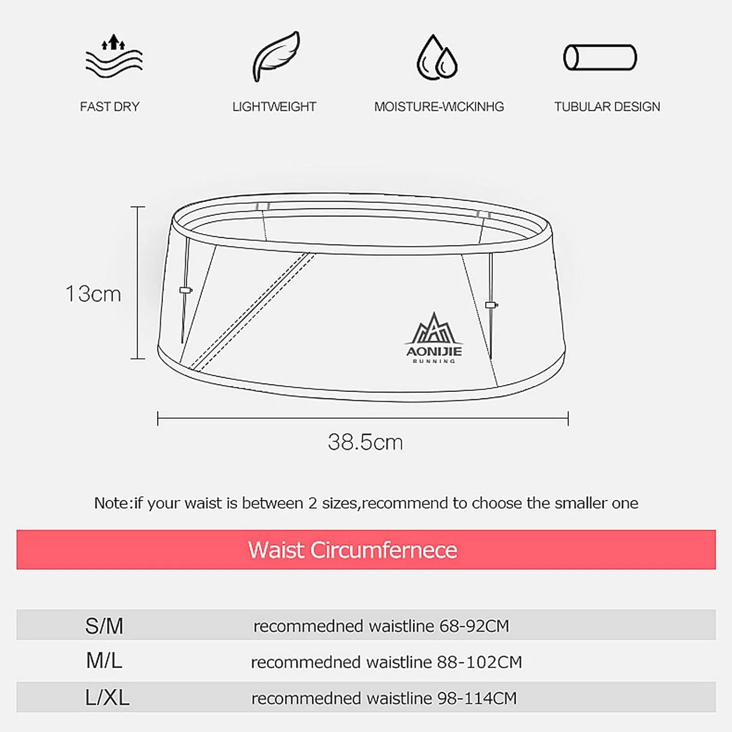 Running Pouch Belt Waist Pack Fanny Bag with 250ml Soft Water Bottle, Bounce Free Fashion Workout Jogging Travelling Money Pocket Belt for Women (Black, Small Size)