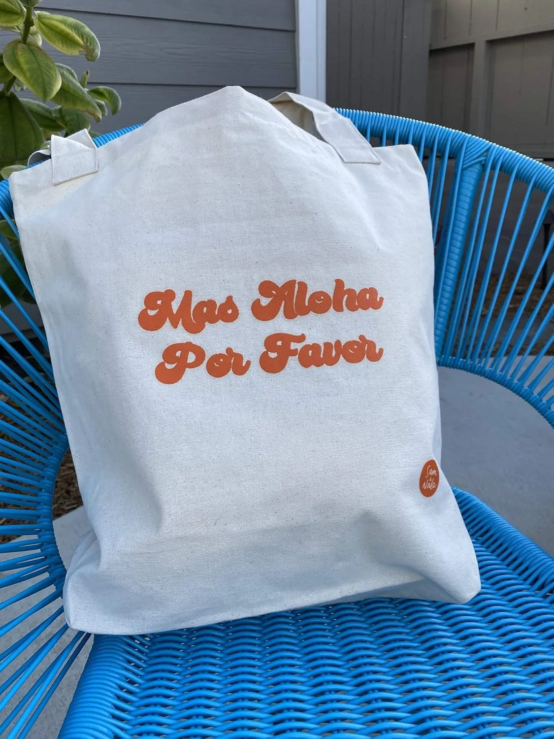 Sam & Nala Canvas Tote Bags, Handmade in Guatemala with Upcycled Denim