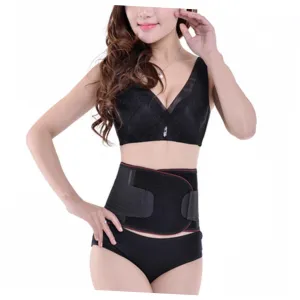 Self Heating Waist Brace for Relief Lumbar Support Belt for Women and Black Waist Care Pad for Muscle and Lower Back Comfort