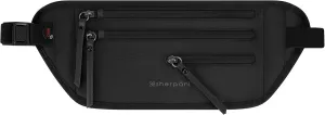 Sherpani Jett, Anti Theft Waist Pouch, Slim Money Belt Bag for Travel, Blocking Hidden Wallet Belt Bag, Secure Travel Pouch for Women, RFID Protection, Travel Gift for Mothers Day 2025 (Carbon)