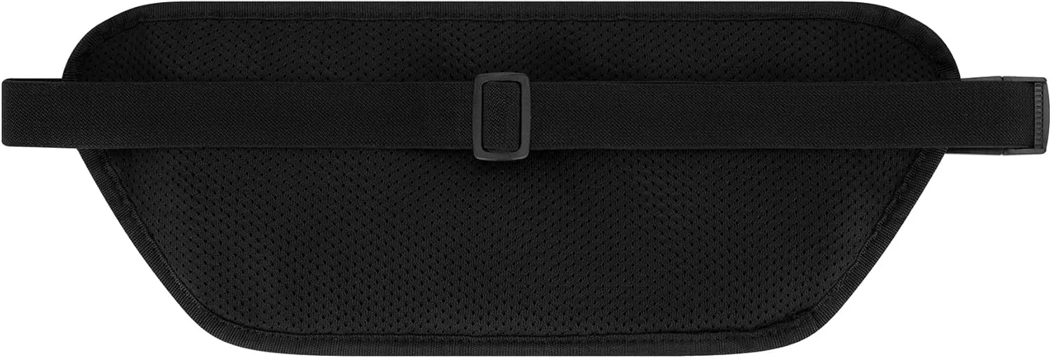 Sherpani Jett, Anti Theft Waist Pouch, Slim Money Belt Bag for Travel, Blocking Hidden Wallet Belt Bag, Secure Travel Pouch for Women, RFID Protection, Travel Gift for Mothers Day 2025 (Carbon)