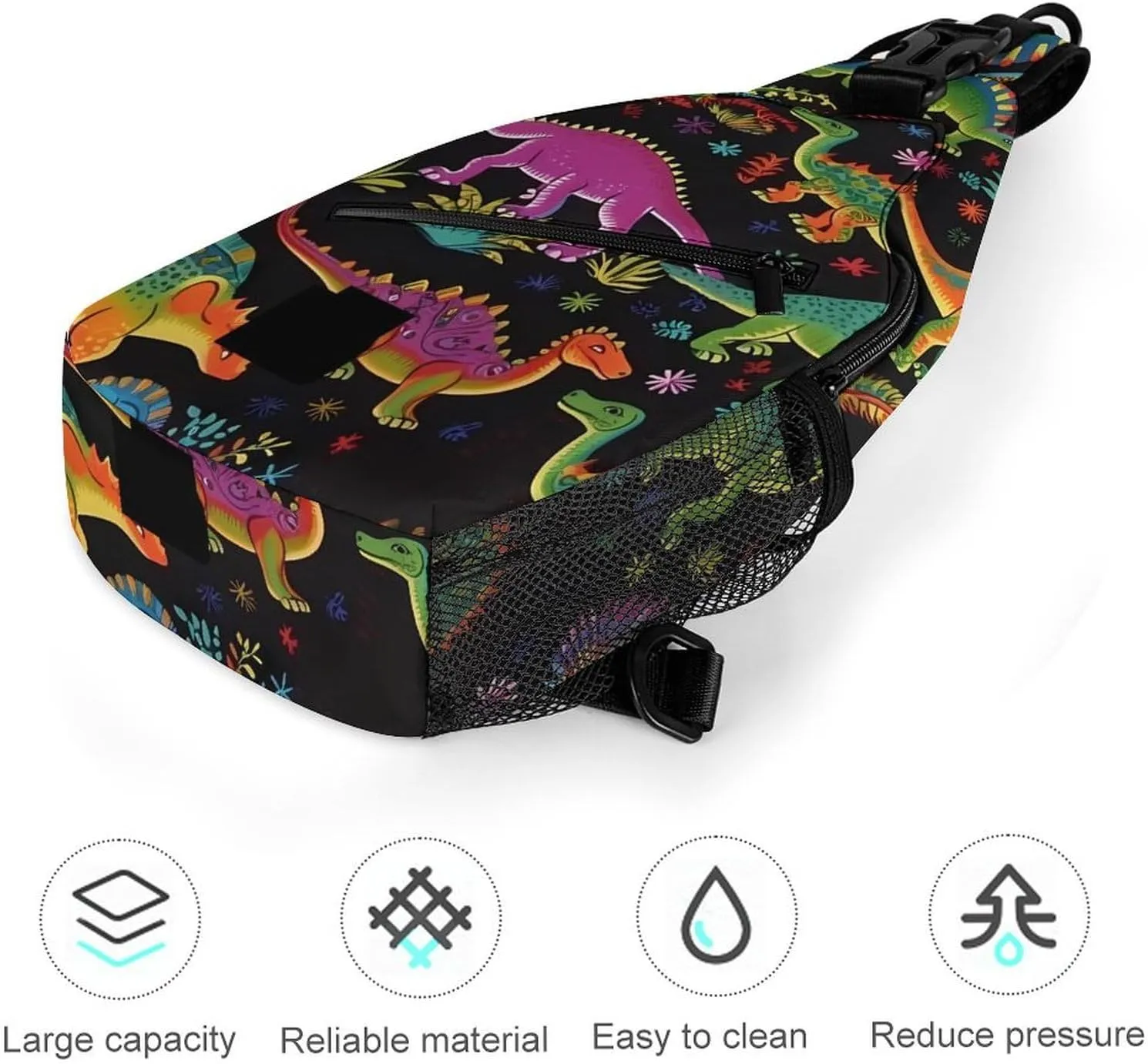 Sketch Style Vegetables Crossbody Bag, Sling Bag, Sling Backpack, Belt Bags for Travel Outdoors Hiking