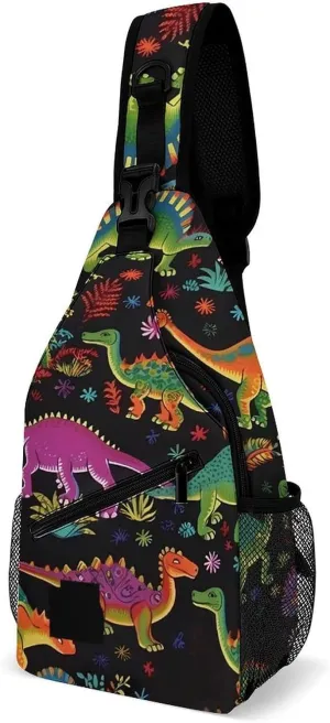 Sketch Style Vegetables Crossbody Bag, Sling Bag, Sling Backpack, Belt Bags for Travel Outdoors Hiking