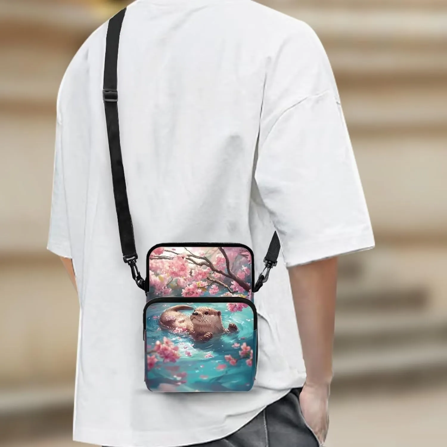 Small Crossbody Bags for Women Men Small Messenger Bag Purses Fanny Pack Wallet Bag Coin Purse Backpack Handbag