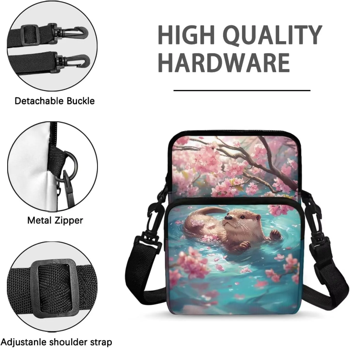 Small Crossbody Bags for Women Men Small Messenger Bag Purses Fanny Pack Wallet Bag Coin Purse Backpack Handbag