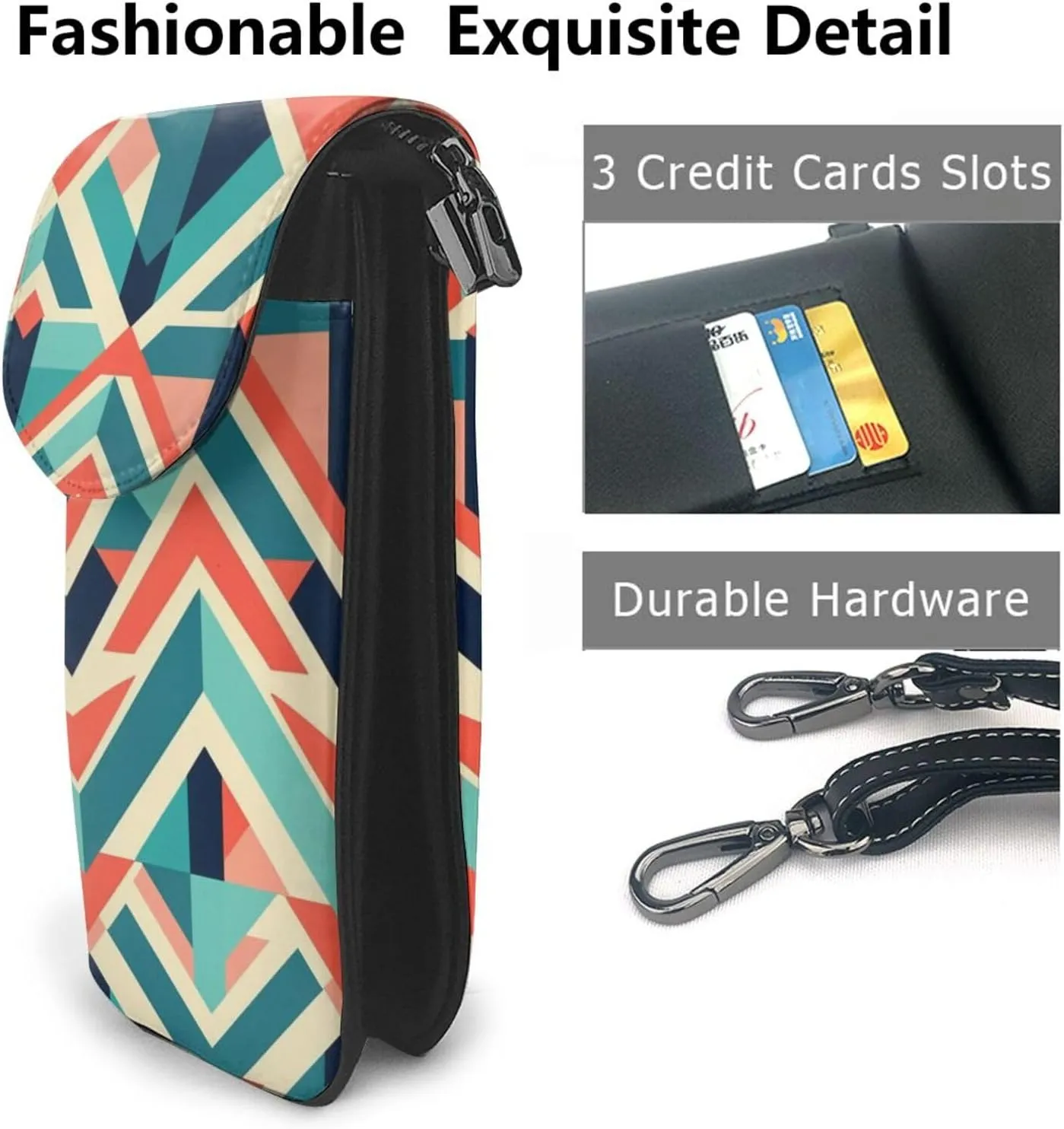 Small Crossbody Bags for Women,Leather Shoulder Bag for Cell Phone Purse with Strap and Beach Golf Course Printed
