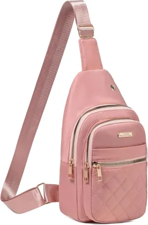 Small Crossbody Sling Backpack Sling Bag for Women, Chest Bag Daypack Cross Body Bag for Running Traveling Hiking