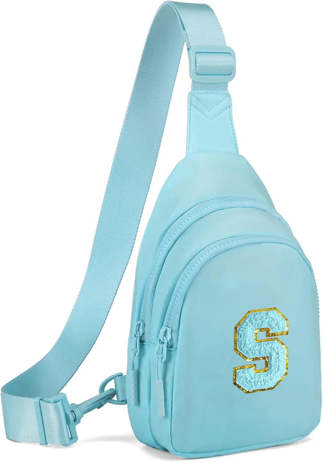 Small Initial Sling Bag for Girls & Women - Cute Crossbody Fanny Pack Gift