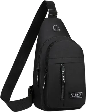 Small Sling Bag, Lightweight Crossbody Backpack for Men Women, Shoulder Chest Bags for Outdoor Sports Hiking Cycling