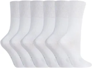Sock shop 6 Pack Ladies Non Elastic Socks, Size 5-9 US