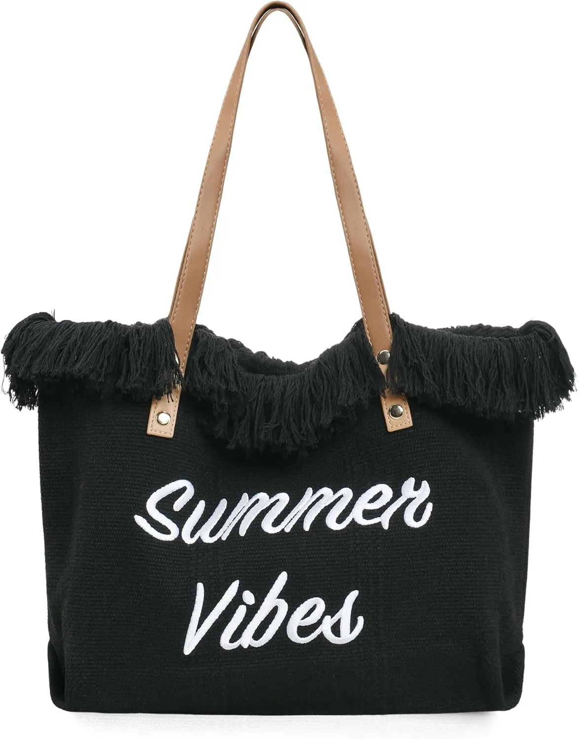 Sorexuber Large Canvas Tote Bag for Women,Beach Tote Bag for Swim,Shopping and Holiday Cruise Essentials,Travel Utility Bag