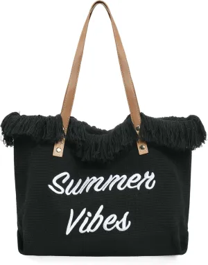 Sorexuber Large Canvas Tote Bag for Women,Beach Tote Bag for Swim,Shopping and Holiday Cruise Essentials,Travel Utility Bag