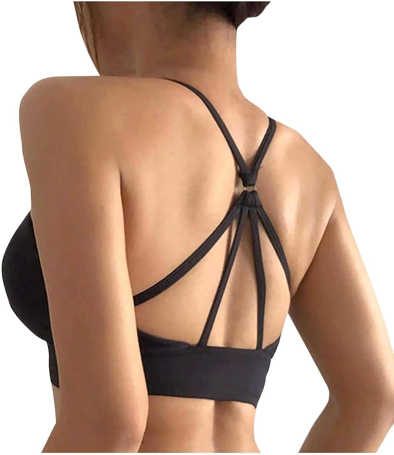 Sports Bras for Women Twist Beauty Back Bra Low Impact Elastic Underwear Light Thin Workout Gym Yoga Underwear