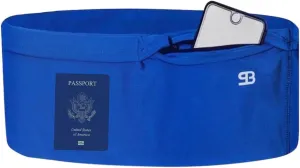StashBandz Running Belt for Women & Men – Money Belt with 4 Large Secure Pockets (1 Zippered) | Fanny Pack & Phone Holder for Running, Travel, Hiking, and Workouts